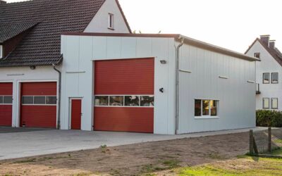 Maschinenhalle als Anbau