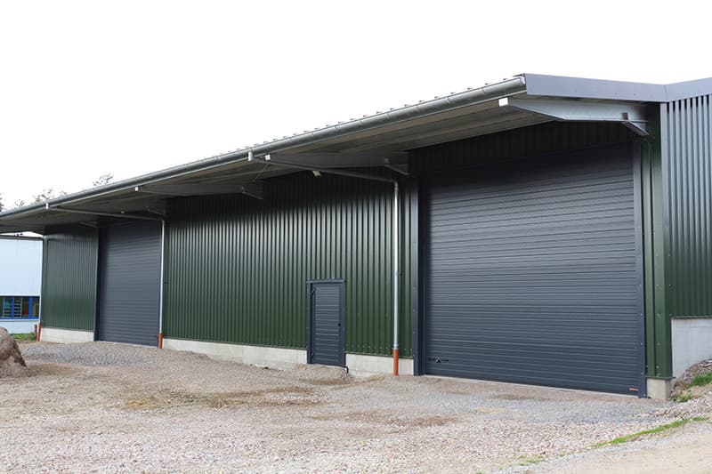 Rolltore landwirtschaftliche Mehrzweckhalle, Maschinenhallen von ELF Hallenbau