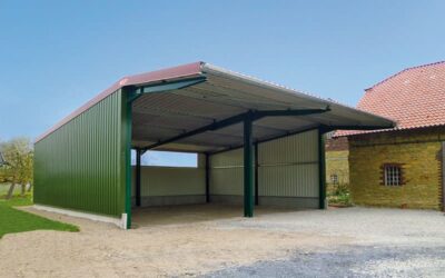 Remise als Maschinenhalle für Landwirtschaft