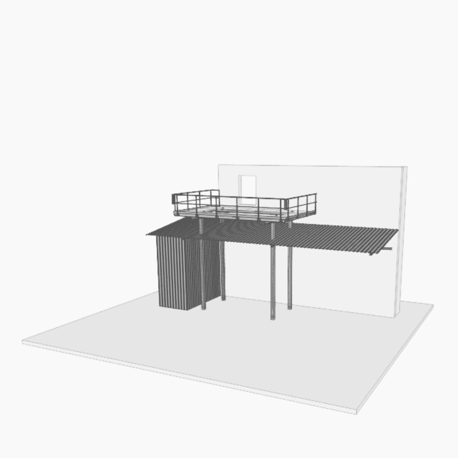 ELF Hallen und Maschinenbau bietet auch Metallbau an, Balkonanlage von ELF