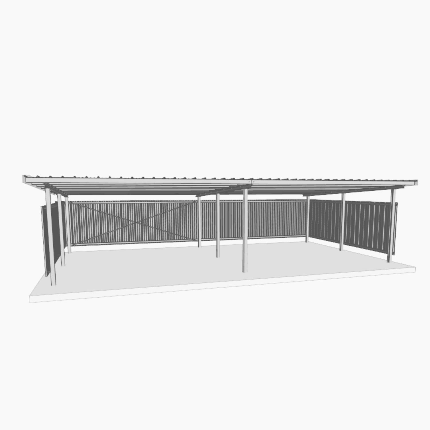 ELF Hallen und Maschinenbau bietet auch Metallbau an, Carport