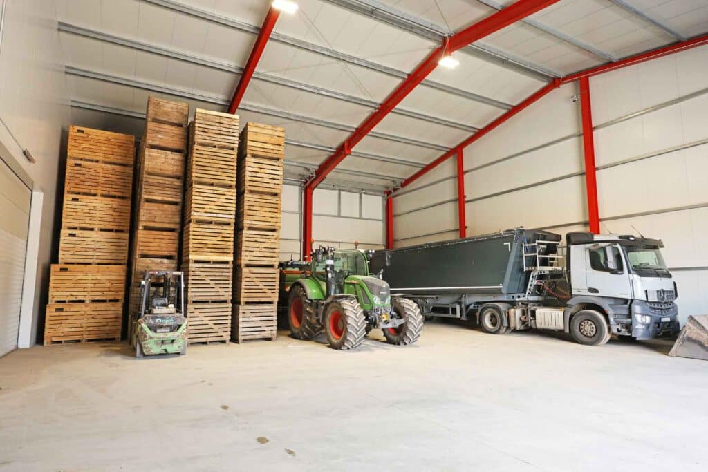 ELF Gut Rumstorf Kartoffelhalle Kisten