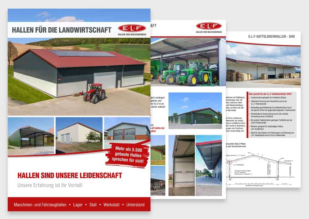 Broschüre zum Download: Hallen für die Landwirtschaft